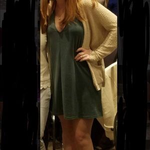 UO green/sage strappy dress
